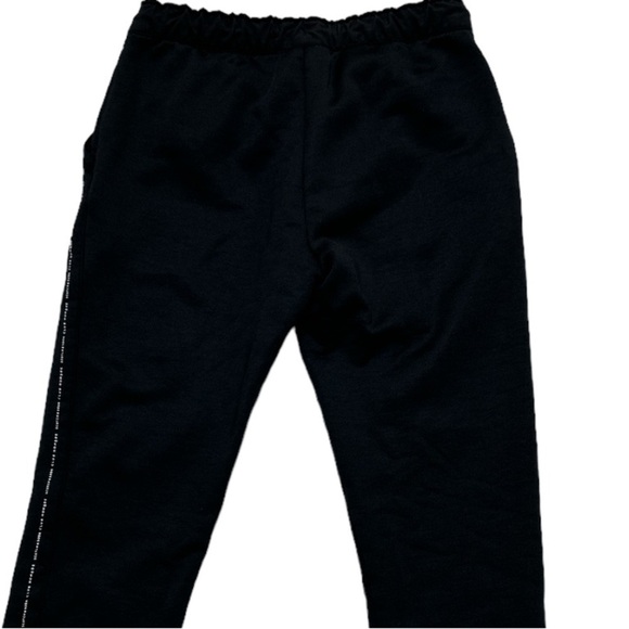 Scotch & Soda Club Nomade Kids Sweatpants Black Draw Cord Waist Pocket size 12 - Picture 4 of 9
